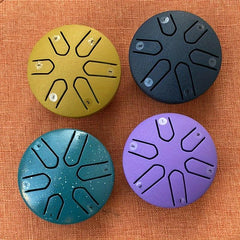 Steel Tongue Drum 7.62cm 6 Notes Hand Percussion Instrument