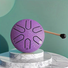 Steel Tongue Drum 7.62cm 6 Notes Hand Percussion Instrument