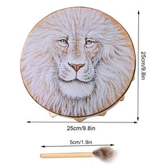 Siberian Bass Drum & Beater for Powerful Shamanic Drumming