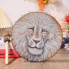Siberian Bass Drum & Beater for Powerful Shamanic Drumming
