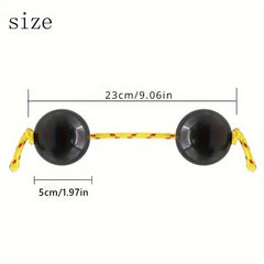 African Shaker Double Gourd Rhythm Percussion Fingertip Ball Instrument Sand