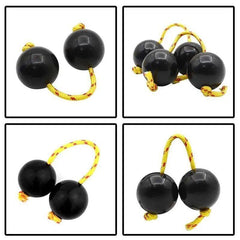 African Shaker Double Gourd Rhythm Percussion Fingertip Ball Instrument Sand