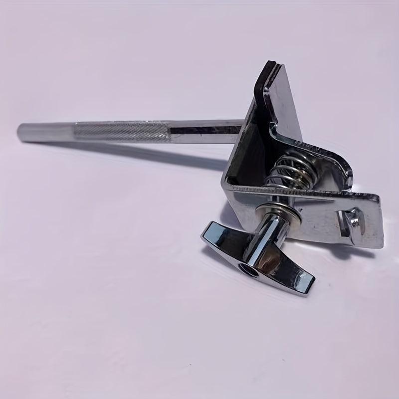 Adjustable Drum Cowbell Bracket with Rubber Pad for Percussion Setup