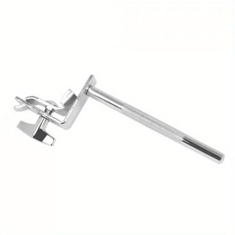 Adjustable Drum Cowbell Bracket with Rubber Pad for Percussion Setup
