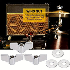 23pcs Drum Felt Pad Non-slip Set Drum Accessories