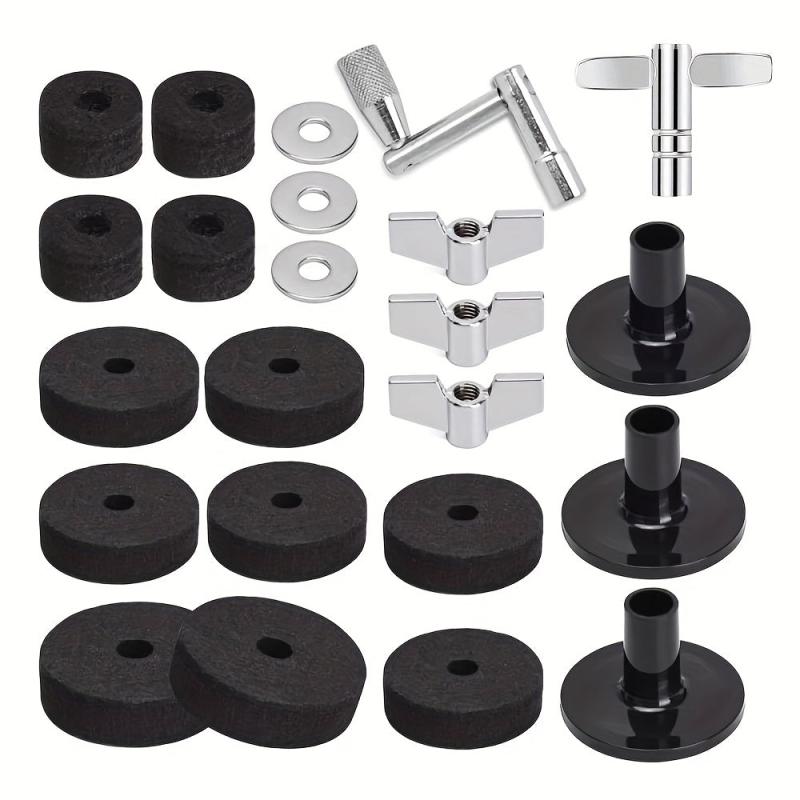23pcs Drum Felt Pad Non-slip Set Drum Accessories