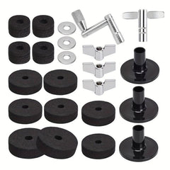 23pcs Drum Felt Pad Non-slip Set Drum Accessories