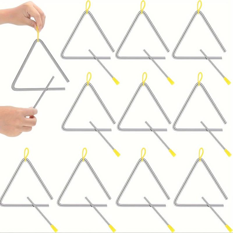 Percussion Triangle Bells Hand Percussion Instruments - School Supplies