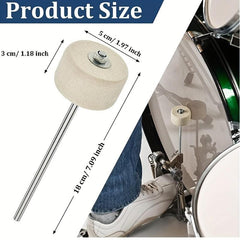 Jazz Drum Bass Drum Pedal Felt Hammer Head Beater