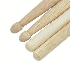 1 Pair Oak Drum Sticks 5A 7A Natural Drum Kit Drumsticks Accessories