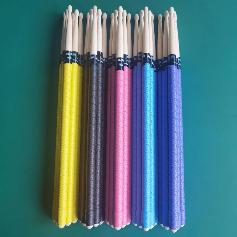 1 Pair 5A Maple Drum Sticks Anti-Slip Shock Absorbing Drumsticks
