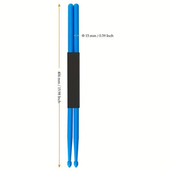 2 Pairs 5A Drumsticks Nylon Drum Sticks Durable Percussion Accessories