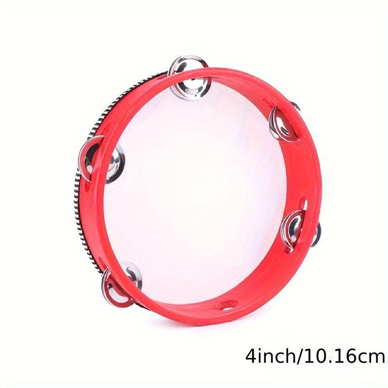 Manual Orff Percussion Tambourine Dancing Props High Wood Melodious Hand Drum