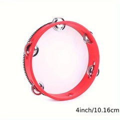 Manual Orff Percussion Tambourine Dancing Props High Wood Melodious Hand Drum