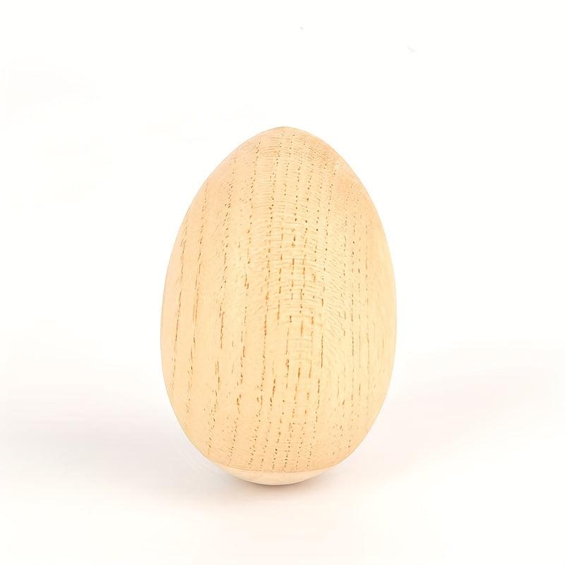 2pcs Wooden Egg Shakers Rhythm Rattle Musical Percussion Instruments