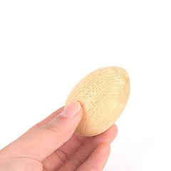 2pcs Wooden Egg Shakers Rhythm Rattle Musical Percussion Instruments