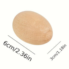 2pcs Wooden Egg Shakers Rhythm Rattle Musical Percussion Instruments