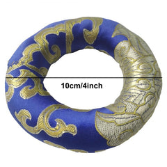 Silk Bowl Cushion Pillow for Singing Bowl Meditation