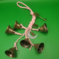 Witch Bell Protection Door Wind Chimes Witchcraft Decor