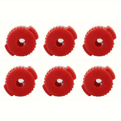 6pcs Plastic Cymbal Mates Quick fit Cymbals Nut 8mm Threaded Cymbal Stands