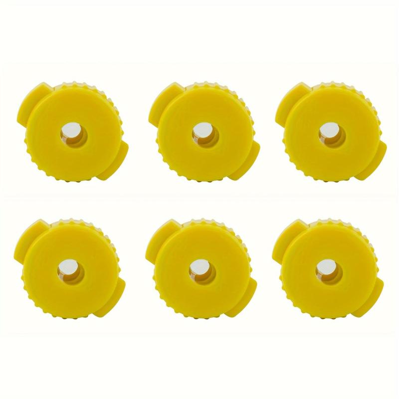 6pcs Plastic Cymbal Mates Quick fit Cymbals Nut 8mm Threaded Cymbal Stands