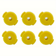 6pcs Plastic Cymbal Mates Quick fit Cymbals Nut 8mm Threaded Cymbal Stands