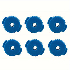 6pcs Plastic Cymbal Mates Quick fit Cymbals Nut 8mm Threaded Cymbal Stands