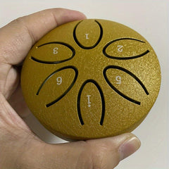 Steel Tongue Drum 7 62 Cm 6 Notes Hand Drum Percussion Instrument