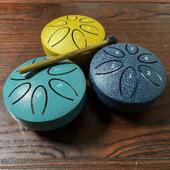 Steel Tongue Drum 7 62 Cm 6 Notes Hand Drum Percussion Instrument