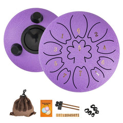 C Major Steel Tongue Drum 15 24 Cm with Bag