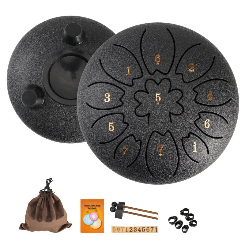 C Major Steel Tongue Drum 15 24 Cm with Bag