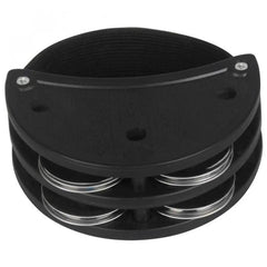 Double Row Foot Tambourine Jingle Bell Plastic Portable Foot Bell Cajon Box Drum