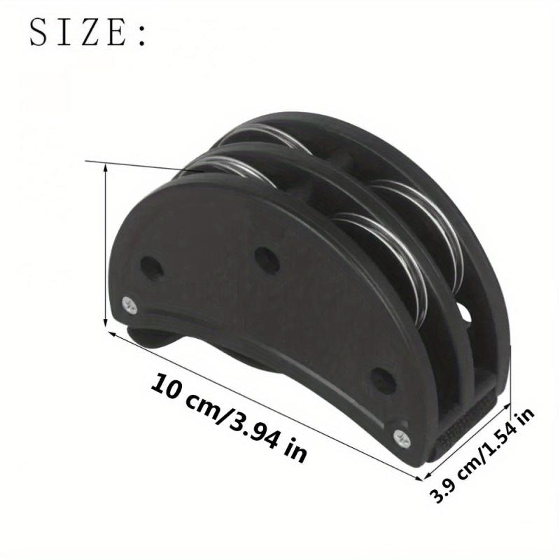 Double Row Foot Tambourine Jingle Bell Plastic Portable Foot Bell Cajon Box Drum