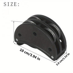 Double Row Foot Tambourine Jingle Bell Plastic Portable Foot Bell Cajon Box Drum