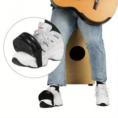 Double Row Foot Tambourine Jingle Bell Plastic Portable Foot Bell Cajon Box Drum