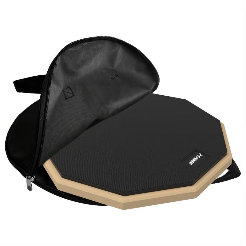 Panda 12 inch Double Sided Silent Drum Practice Pad Set