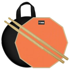 Panda 12 inch Double Sided Silent Drum Practice Pad Set