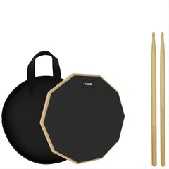 Panda 12 inch Double Sided Silent Drum Practice Pad Set
