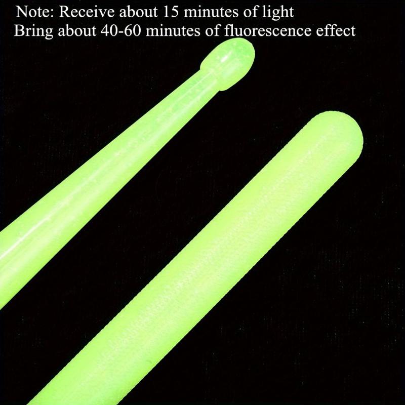 5A Luminous Light Up Drum Sticks - Glow In The Dark