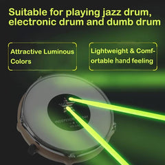 5A Luminous Light Up Drum Sticks - Glow In The Dark