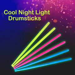 5A Luminous Light Up Drum Sticks - Glow In The Dark