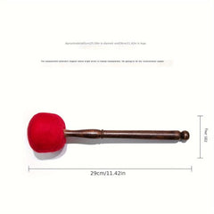 Sound Bowl Hammer Wood Felt Meditation Stick