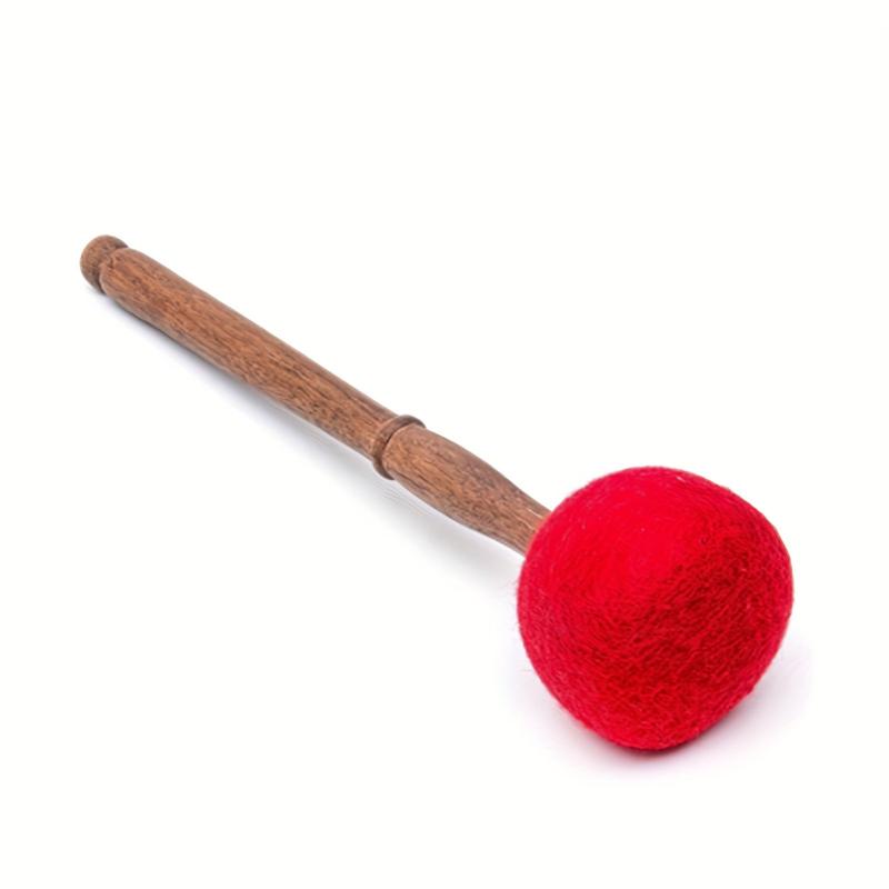 Sound Bowl Hammer Wood Felt Meditation Stick