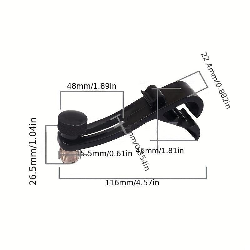 1pc Drum Microphone Clip Rim Mount Holder Shockproof Clip