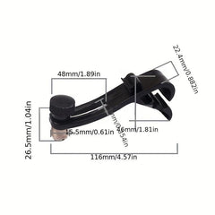 1pc Drum Microphone Clip Rim Mount Holder Shockproof Clip