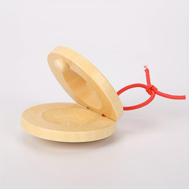 Wooden Castanets for Kids and Adults - Orff Music Education