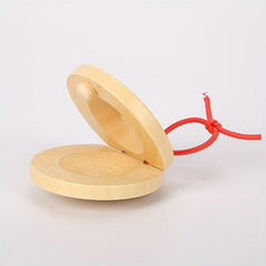 Wooden Castanets for Kids and Adults - Orff Music Education