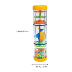 Rainmaker Rain Stick Musical Toy for Toddler Hand Shaking Music Instrument