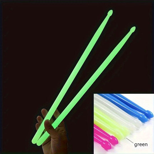 Colorful Fluorescent Drumsticks Jazz Drums 5A Stage Performance Nylon Drum Stick