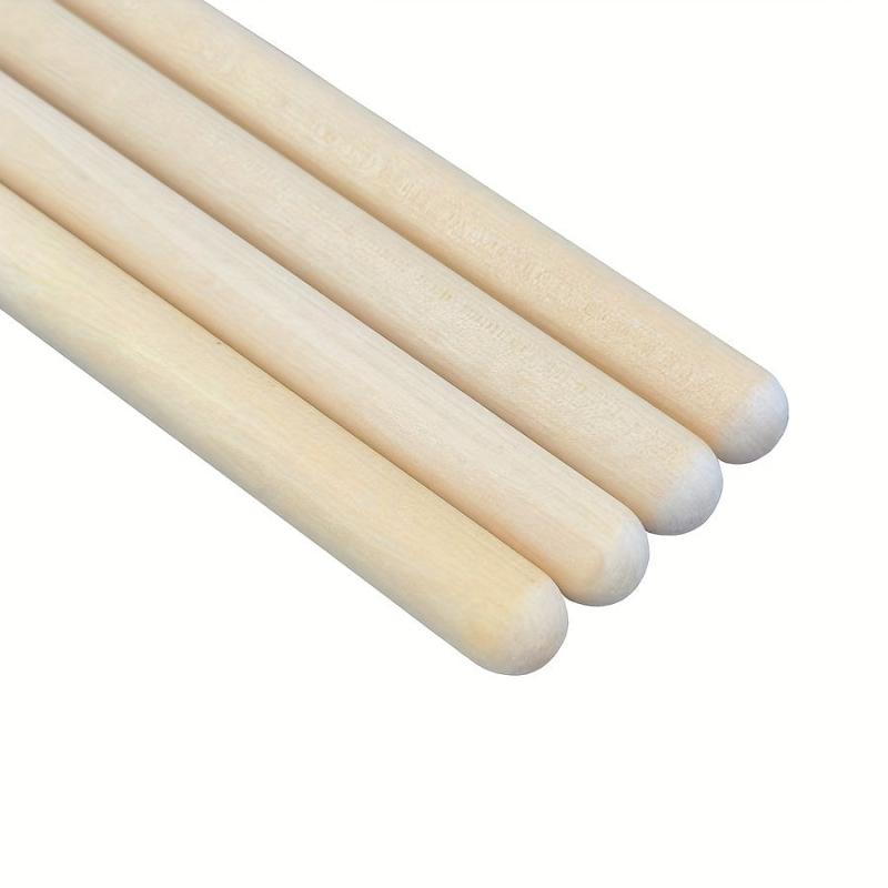 1 Pair 5A 7A Maple Drumsticks Natural Wood For Adults And Beginners